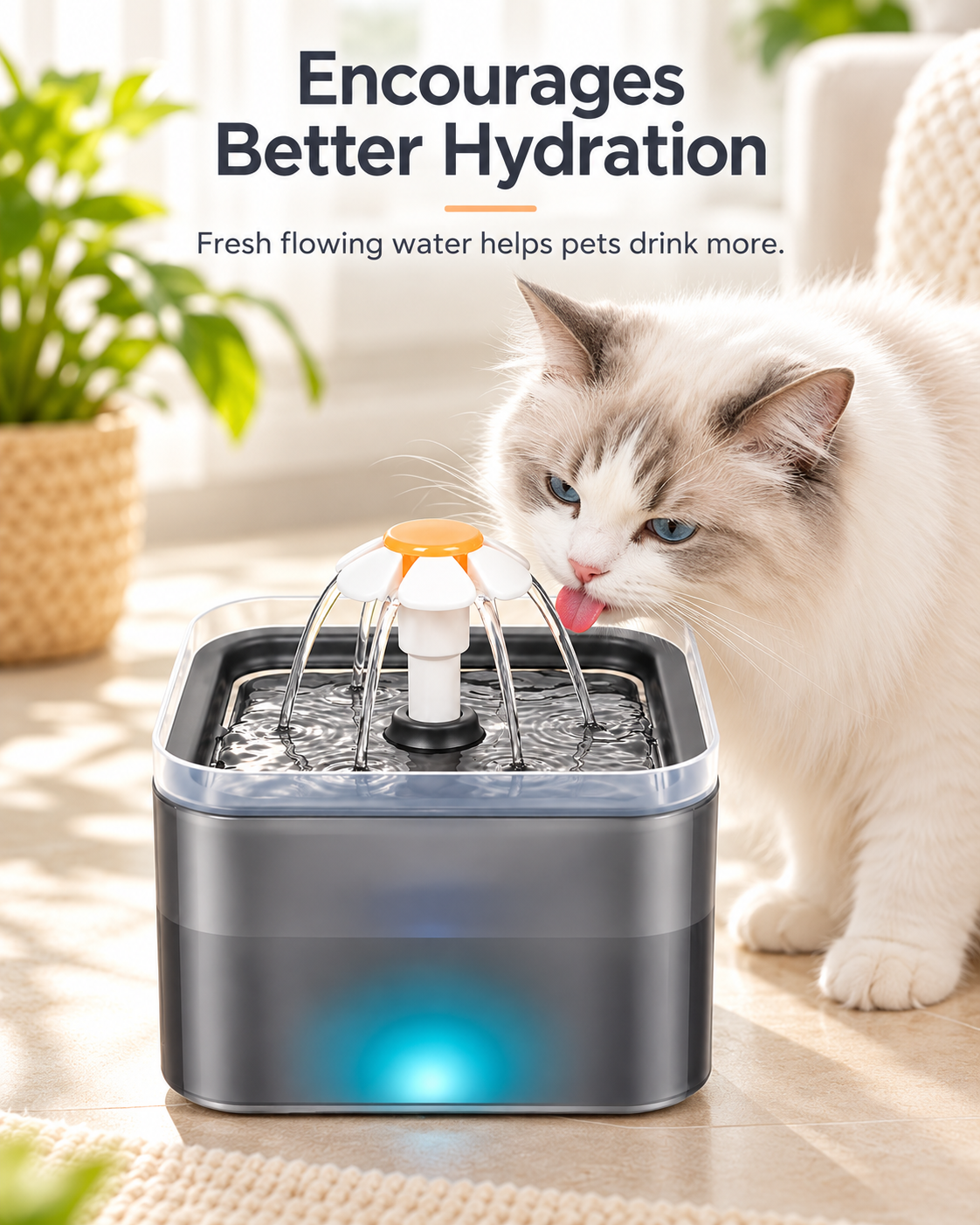 AquaBloom™ Pet Water Fountain