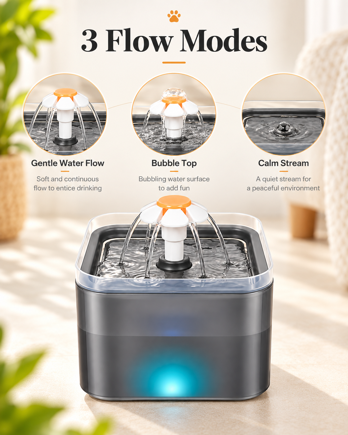 AquaBloom™ Pet Water Fountain