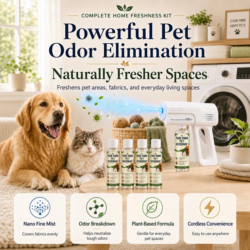 Blue Light Anti-Mite Probiotic Odor Eliminator Spray Kit