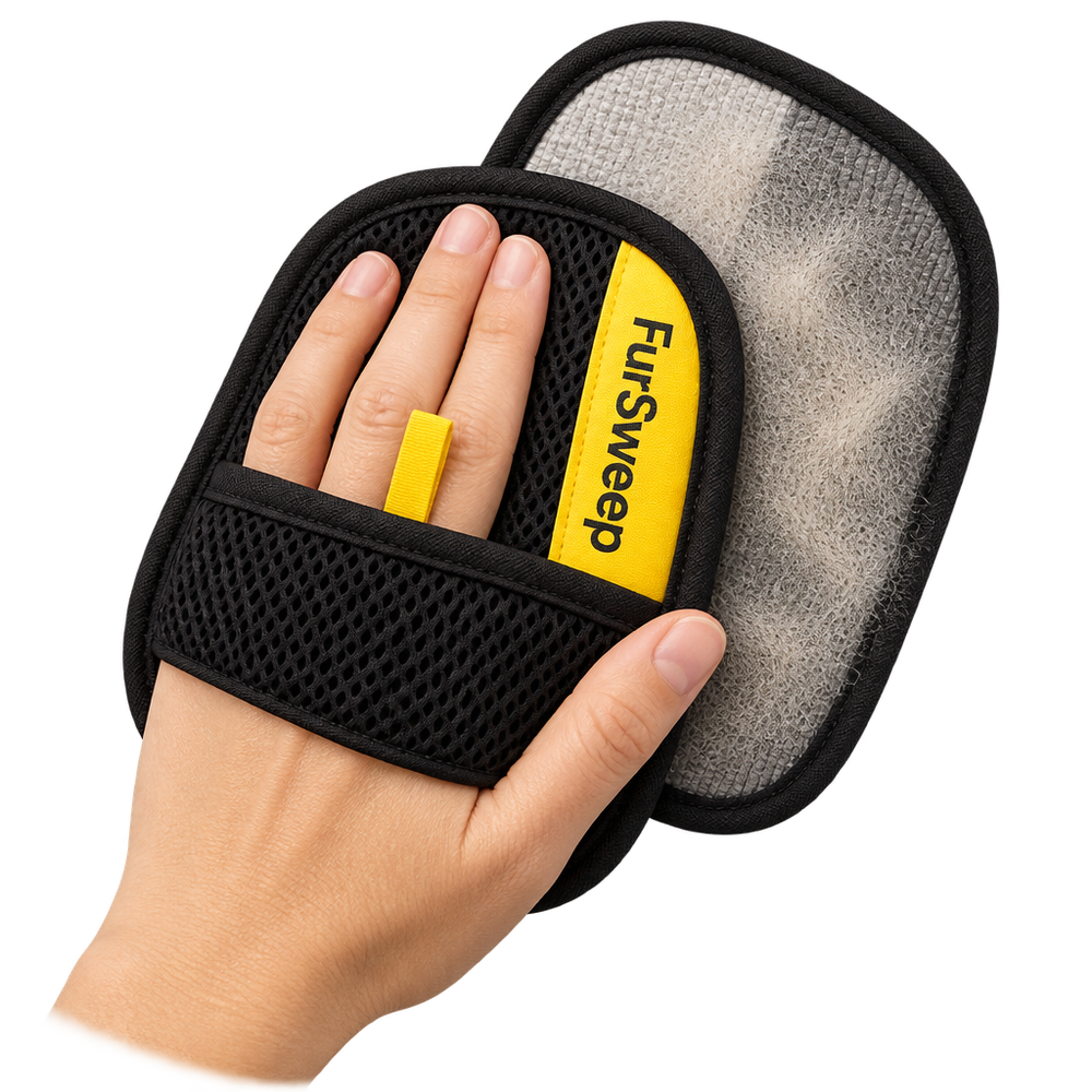 FurSweep reusable pet hair remover mitt